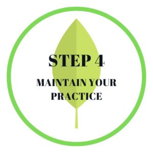 step 4 maintaining mindful practice